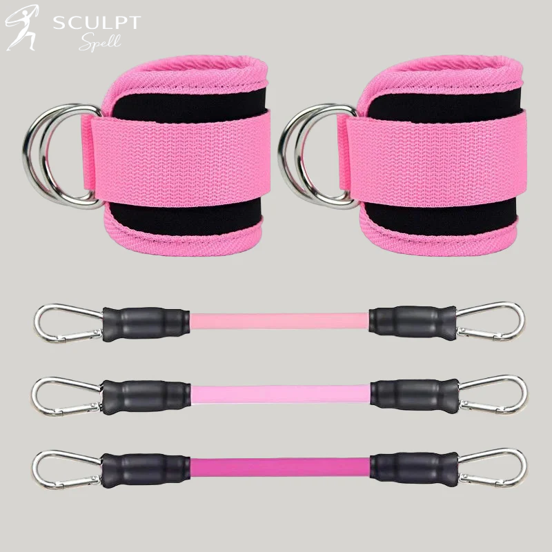 Sculpt Spell™ Ankle Resistance Bands with Cuffs