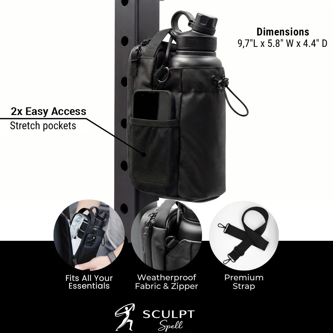 Sculpt Spell™ Magnetic Gym Bag With Bottle Holder